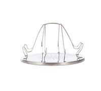 Acouto Estufa de Camping Plegable Tostadora Tostadora de Pan de 4 Rebanadas de Acero Inoxidable Portátil Al Aire para Acampar Senderismo Picnic Estufa de Barbacoa Cuatro de una Vez y Rebanadas de