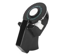 Acouto Etiqueta en Relieve Etiquetadora Manual en Relieve, Diseño Ergonómico con Fácil Operación, Ideal para Proyectos de Manualidades y Organización del Hogar (BLACK)