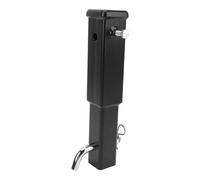 Acouto Extensor de Enganche de Remolque de Acero, Extensión de 9,6 Pulgadas, 3500 Libras GTW para Camiones Receptores de 2 Pulgadas, SUV y Vehículos Recreativos, Agrega Espacio de Enganche para