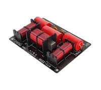 Acouto Filtro Cruzado de 3 Vías Divisor de Frecuencia de Sonido de Graves Agudos PCB Profesional para Altavoces KTV 250 W el Crossover Razonable, Limpio, Grande y Grueso La Forma de PCB de Soldadura