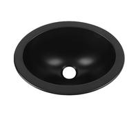 Acouto Fregadero Redondo para RV 11 4 X 8 7 X 4 7 Pulgadas Acero Inoxidable 304 Salida de 6 Pulgadas Ahorro de Espacio para Autocaravana Barco Yate Baño Cocina Es Resistente Al Calor último