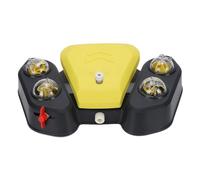 Acouto Fuente de Bebida de Pet Activada Paws, Juguete de Pulverización Interactivo para Perros, Diseño de ABS a Prueba de Calor, No Se Necesita Energía, Adecuada para Varios Entornos (Yellow)