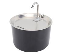 Acouto Fuente para Gatos, Cuenco de Plástico de Acero Inoxidable, Capacidad de 3L, Dispensador Automático para Mascotas, Fuente para Beber para Perros, Agua Que Garantiza Estancias, Grifo, para