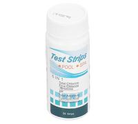 Acouto Fuera de Prueba de Agua Dura, Papel de Calidad de Agua del Estanque de Acuario de 6 -en 1 Valor de PH con Operación Simple y Amplia Aplicación, Tamaño Pequeño para Uso