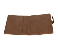 Acouto Funda para Pasaporte de Piel Sintética, Multifuncional, de Gran Capacidad, Portátil, para Viajes de Negocios y Viajes, Piel Roja Que en Dur Passport HolderPassport PU (Brown)