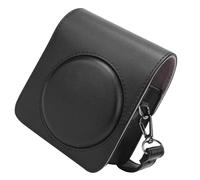 Acouto Funda Protectora Portátil de Cuero PU para Cámara de un Hombro, Funda Protectora para Mini70, Color Negro, Lente de Cinturón de Metal, Hebilla de Grado de Cinturón Libremente Equipada (de