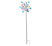 Acouto Garden Wind Spinner Colorido Molino de Viento de Metal Decoración para Patio Al Aire Libre Patio con Césped Que Presenta un Viento Colorido Que Toca su [Diseño un Espacio Mejora Este de Jardín