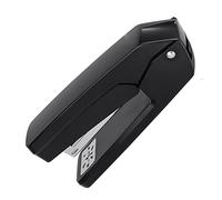 Acouto Grapadora Oscilante, Material Metálico ABS, Grapadora de Escritorio Duradera para Oficina y Escuela, Encuaderna de 2 a 20 Hojas con 50 Sujetadores de Papel (BLACK)