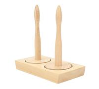Acouto Herramienta de Agua de Hilo Doble Herramienta de Mando de Madera de Hilo de El Dispensador de de para Tejer Es una Haya de Exquisito No con los bordes. o Pinchazo de Madera o dedos. Doble