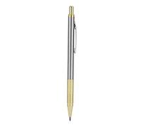 Acouto Herramienta de Grabado de Mano de Acero de Tungsteno de 5,7 Pulgadas, 0,9 Oz, Punta Doble de Diamante de Carburo, Puntuación de Azulejos de Vidrio, Plástico Metálico, para (GOLD)