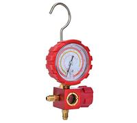 Acouto Herramienta de Refrigeración de Aire Acondicionado de Alta Presión del Colector de Condición con Mirilla El Conector G1/4 Es de Latón Herramientas de RefrigeraciónAire Acondicionado