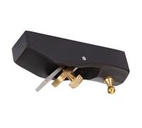 Acouto Herramienta Manual del Plano Carpintero, Madera de ébano Premium, Fina, Adecuada para Cortar Superficies de Carpintería de Punteos de Pulido (80 mm)
