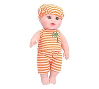 Acouto Interactive Doll Soft Body Soft Born Doll Simulation Orange Interactive Dollnewborn Dollsimulation Dolllifelike Dollvinly Newborn Es la Mente del niño. No y con Tu