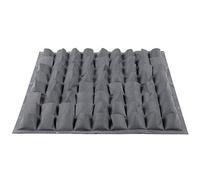 Acouto Interior Al Aire Libre 72 Bolsillos Jardín Vertical Colgante de Pared Macetero Bolsas de Cultivo de Plantas Plantas de Vegetales Grises. Muy Material Estar en la Bolsa para Plantar Bien de