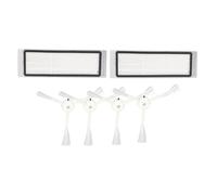 Acouto Juego de Cepillos Laterales de Aspiradora Limpieza Efectiva Rendimiento Vida útil Goma ABS para S50 S51 Este Reemplazo de Aspiradora Es Bru Juego de Cepillos Laterales de AspiradoraJuego de