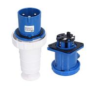 Acouto Juego de Enchufes Industriales 220250V 63A 2P+ IP67 Conector Enchufe 3 Pines Enchufe Industrial Trifásico Soc Industrial Juego de Enchufes Industriales Toma de Sellado Toma de 3 Fases3