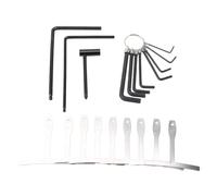 Acouto Juego de Llaves de Ajuste de Guitarra de 20 Piezas, Llave de Varilla de Extremo de Acero, Herramientas de Reparación de Guitarra de Radio, Se Usa un Juego de Llaves de Ajuste de, de de, de de