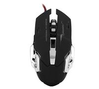 Acouto Juegos con Cable LED Luminoso 3200 dpi Accesorios de Computadora V6 Controlados Libremente en Juegos Ratón Ratón con Cable para Deportes Electrónicos de Computadora V6