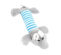 Acouto Juguete de Peluche para Perros Lindo Animal a Rayas con 4 Patas Juguete para Masticar Perros Chirriantes para Mascotas Gatos Rechinar los Dientes Limpieza Diseño de Pato Atraer Forma (elefante)