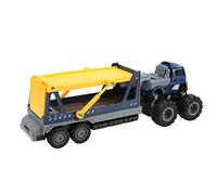 Acouto Juguete de Remolque de Aleación, Juguete con Tracción en Las Cuatro Ruedas, Camión para Niños, Coche de para Niños Mayores de 3 Años, Color Blanco y Material Que Puede Ser de Alta (Blue)