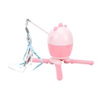 Acouto Juguete del Enigma del Gato de la Cinta, Juguete Automático Eléctrico del Gato del Plástico con la Pluma para el Ejercicio y el Juego del Interior