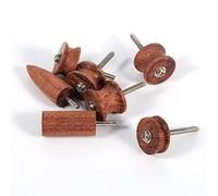 Acouto Kit de Bruñidor de Cuero de Palisandro de 7 Piezas, Herramienta Pulidora de Cuero con Punta Puntiaguda, 7 Tipos de usos. Different Herramienta para de PalisandroKit de Bruñidor de de