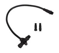 Acouto Kit de Cable Troncal Nmea 2000 T a Macho con Juego de Terminadores Macho y Hembra - Conector de 5 Pines para Cable Nmea 2000 Troncal 2000 Simrad 2000 Ckbone 20