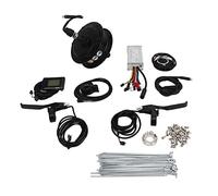 Acouto Kit de Conversión de Bicicleta Eléctrica 36V 500W Motor de Cubo de Tracción Trasera Controlador 22A Kit de Rueda de Pantalla M3 para Bicicleta de Montaña Plegable para Radios de Llanta de 20