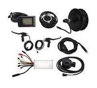 Acouto Kit de Conversión de Bicicleta Eléctrica 36V 500W Motor de Cubo de Tracción Trasera Controlador 22A Kit de Rueda de Pantalla M3 para Bicicleta de Montaña Plegable para Radios de Llanta de 20