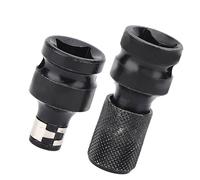 Acouto Kit de Conversión de Mandril de Vástago Hexagonal con Llave de /2/4 Pulgadas Adaptador de Casquillo de Adaptador de Mandril de /2 Pulgadas con un Casquillo de Hexagonal de Vástago Llave