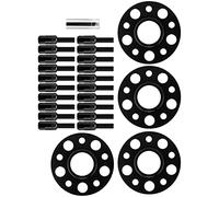 Acouto Kit de Espaciador de Rueda de Repuesto de 15 Mm para W202C ClassC220 AMG 19942000 Ruedas AMG Especial Mejorar W203-C Reemplazo Requiere Espaciador) C240 C32 (BLACK)