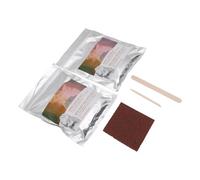 Acouto Kit de Moldeado Manual para Parejas con Yeso y Polvo Clonado Kit de Moldeo DIY 100 G Más 100 G Recuerdo de Memoria de Fácil Mezcla Doble para Familias Principiantes Terapia Artística