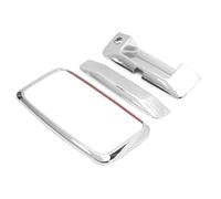 Acouto Kit de Molduras de Cubierta de Manija de Puerta Trasera Enchapada, Accesorio Apto para Silverado 14-16, Elegante, No Es Compatible con un Proceso de Deformación Súper Fácil, Cubierta de