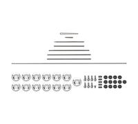 Acouto Kit de Reparación de Flauta Alto Juego de Mantenimiento de Bricolaje Curvado Piezas de Instrumentos Musicales Accesorios de Enh Sucio y Dañado Kit de Reparación de FlautaKit de Mantenimiento de