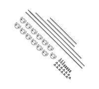 Acouto Kit de Reparación de Flauta Herramientas de Cuidado de Mantenimiento de Bricolaje Tornillos Junta Accesorios para Instrumentos W53 Reemplace el o Puede F Kit de Reparación de Flauta Kits de