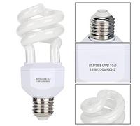 Acouto Lámpara para Reptiles Bombilla de bajo Consumo Lámpara para Reptiles, Bombilla de de Calor UVB de bajo Consumo de 13 W para Rana Lagarto Tortuga: Promueve el Crecimiento y la Actividad ósea