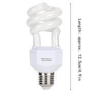 Acouto Lámpara para Reptiles Bombilla de bajo Consumo Lámpara para Reptiles, Bombilla de de Calor UVB de bajo Consumo de 13 W para Rana Lagarto Tortuga: Promueve el Crecimiento y la Actividad ósea