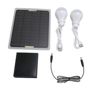 Acouto Lámpara Solar Recargable para Lectura Iluminación Exterior Camping Cocina Tienda Trabajo Emergencia Portátil Impermeable LED