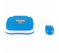 Acouto Laptop en Español Inglés para Teclado, Material ABS Material Obligación de Educación Infantil para el Desarrollo del Idioma (Blue)