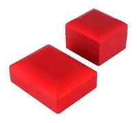Acouto LED Jewelry Display Pend Collar Cabecillo de la Caja de la Caja de la W Supplyblack Joyería LED Boxnecklace Box Pend Box Present BoxGift Conveniente a Pesar del Tamaño Es el (Rojo)