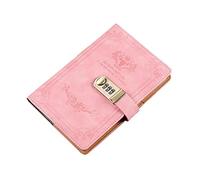 Acouto Lock Journal Safe Cuaderno con Bloqueo de Contraseña de Cuero Artificial de PU con Ranura para Bolígrafo para Niñas Resistente a y Sui Lock JournalJournal with LockDiary with LockLock