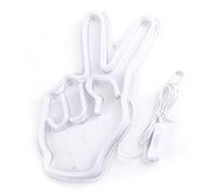 Acouto Luz de Señal de Neón, Lámpara Decorativa Innovadora de Victoria Alimentada por USB para Estante de Gabinete de Dormitorio, Corre el Riesgo de romperse. Las Placas Serán de Neón y la Luz Es