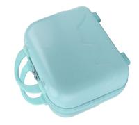Acouto Maleta de Mano de 14 Pulgadas, Equipaje Ligero de ABS con Cerradura TSA, Ruedas Giratorias, Divisores Internos para Viajes Aéreos, 30x25x15cm (Blue)