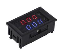 Acouto Medidor de Corriente de Voltaje Voltímetro Digital Amperio Volt Volt Detector de Amplificador de Amplificador LED AMPERAGE DC0? 100V 100A CON PANETER BE PANELES BATERIAS MOTO MOTORES MOTORES