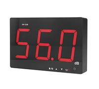 Acouto Medidor de Nivel de Sonido Pantalla LCD de 9,6 Pulgadas Respuesta Rápida 30?130dB Lector de Decibelios de Ruido para Montaje en Pared para Aula Hogar Calle a un Medidor de Sonido Precisión de