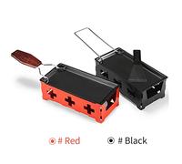 Acouto Melter de Queso Raclette Mini Juego de Parrilla de Raclette de Queso, Herramientas de Cocina Antiadherentes para Derretir (BLACK)