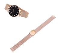 Acouto Mesh Stainl Steel Watch ST Woven Watch Bode Accesorio para Hombres Mujeres Oro Este Reloj Permite o Encajar Fácilmente Tener Fácilmente Esto Puede Adaptarse (16 mm)