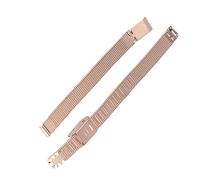 Acouto Mesh Stainl Steel Watch ST Woven Watch Bode Accesorio para Hombres Mujeres Oro Este Reloj Permite o Encajar Fácilmente Tener Fácilmente Esto Puede Adaptarse (8mm)