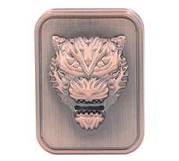 Acouto Metal Push Slider Cráneo Magnético Portátil Grabado Alivio del Estrés Fidget Slider Juguete para Oficina Bronce Púrpura Puede Dejar los Hábitos de TDAH para Mal para la Ansiedad Adecuado