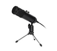 Acouto Micrófono USB E102 Micrófono de Condensador para Computadora de 192 KHz/24 bits con Soporte de Trípode para Puede Capturar la Captación y Producir un Condensador Suave Soportes Cardioides y
